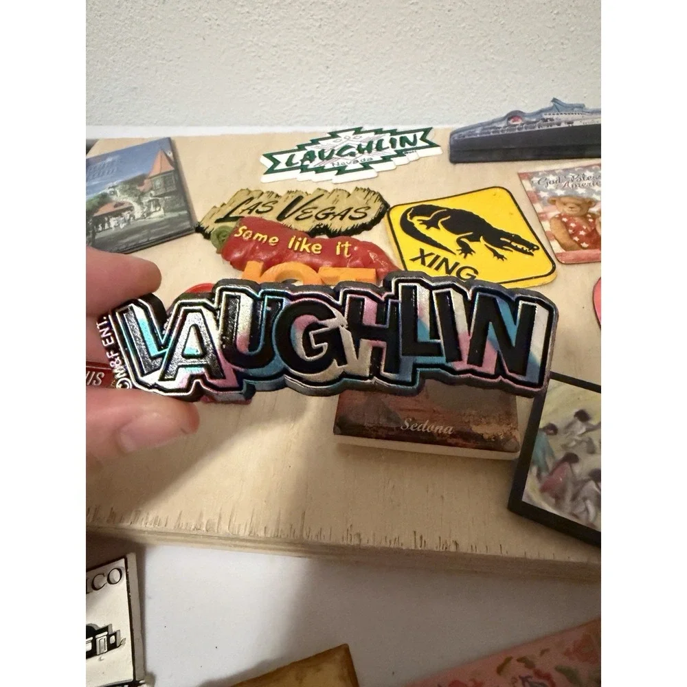 Lot Of Vintage Magnets New México, Grandma, Laughlin , St Louis, Las Vegas